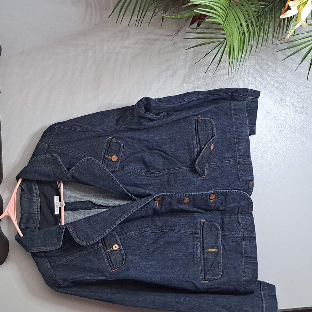 Fashion Bug Blue Denim Jacket Size 22 W